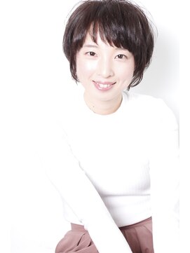 アッシュ 池袋店(Ash) 顔周りで作る大人の小顔ショート #池袋駅