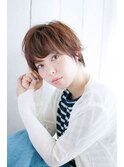 外ハネカジュアルショート/かわいい◎20代30代40代50代