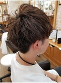 無造作束感マッシュレイヤーのmen'sショート