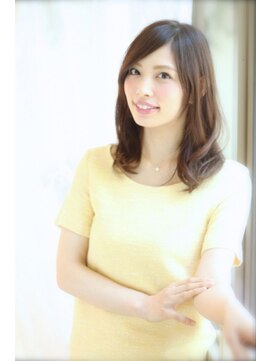 フォルテレイ 青山(FORTE Lei) 耳かけ大人ナチュラルストレート☆ワンカールミディ