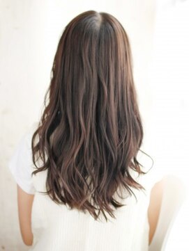 ヘアメイク ナル(hair make nalu) ツヤ感カラーのゆるミックスカールスタイル