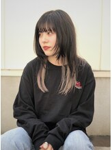 ヴィレッタ(VIRETTA) インナーカラー×ロングウルフ『デザインカラー』