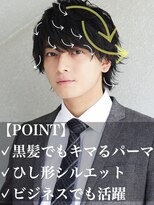 アフロート ディル(AFLOAT D'L)&nbsp;ミディアムウルフスーツ30代ウルフパーマスパイキーショート