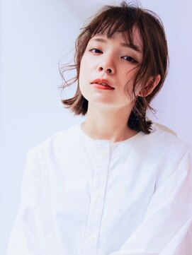 エムスラッシュ センター南(M.SLASH) M.SLASHセンター南/無造作感/シースルー前髪/外ハネミディ!