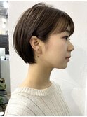 【山下】ショートパーマ イルミナカラー 髪質改善 小顔 小顔