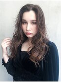 ゆるふわロング_ホワイトアッシュエアリーミディ_8211