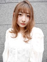 シュシュ(shushu)&nbsp;かわいい前髪×ラベンダーカラー　【有海一生】 髪質改善 カット