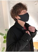 《長谷川》マッシュウルフニュアンスパーマ ナチュラルウルフ