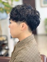 ヘアデザインロアール 元町店(Hair Design LOIRE) メンズパーマ×ツーブロックスタイル