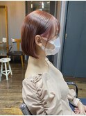 【丸みボブ/インナーカラーピンク/恵比寿/20代/30代/40代/50代】