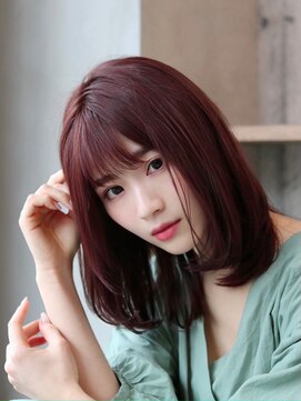 ヘアーアンドメイク エイダ(hair&make eida) 髪質改善センターパートロング　神保町