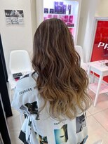 プログレス フレスポ富沢店(PROGRESS)&nbsp;『Balayage』デザインカラー×脱白髪染め