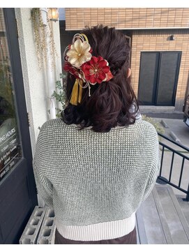 ブランココ(BlanCoCo) ハーフアップ♪