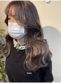 グレージュ サイドバング