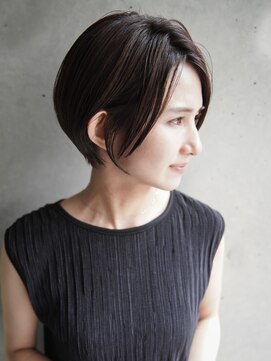 カライング(ing) 大人ショートボブ丸みショートカットマッシュショート前髪あり