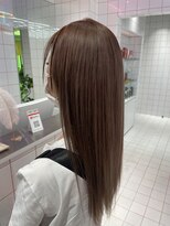 ロンドルーチェ 心斎橋(Lond luce)&nbsp;ダークアッシュ/ミディアムレイヤーカット［髪質改善/縮毛矯正］