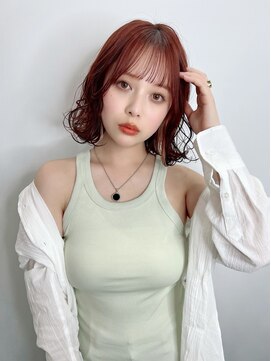 ディレクト 新宿(Direct) チェリーピンク×ゆるカール☆