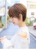20代30代40代◎小顔ショートボブチョコレートカラー新宿代々木