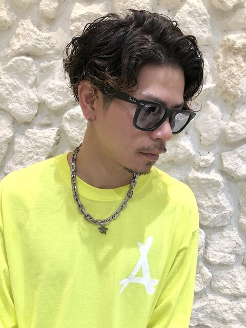 Moana【八重瀬】 #メンズパーマ #メンズヘア#20代30代40代50代