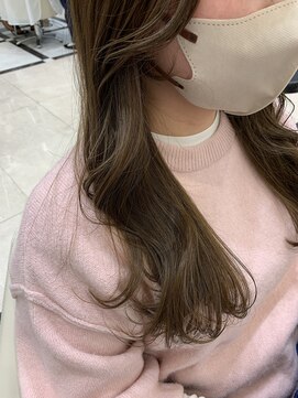 ガレリアエレガンテ 栄店(GALLARIA Elegante) アッシュベージュ　×   ロング