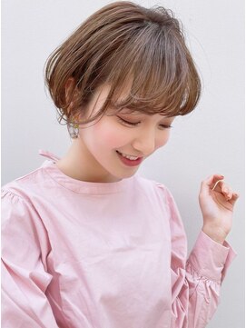 ハニーシブヤ(HONEY shibuya) 【HONEY渋谷】ふんわり小顔ショート×うるツヤベージュ★