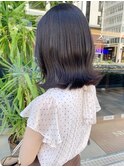 3分で巻けるボブ*透明感抜群地毛風カラー*暗髪ボブ*髪質改善