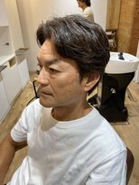 アメラボ 平針店(AmeLab)&nbsp;50代/60代/イケオジ/オシャレ/センターパート/ニュアンスパーマ