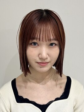 ネウィ ジャム 町田(newi JAM) 切りっぱなしボブ/シースルーバング/前髪カット