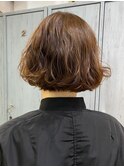 イメチェン！！70年代アンニュイ外国人風大人ボブパーマ
