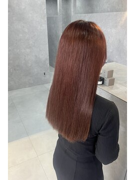 リル(LiLu) 20代オススメ艶髪カラー☆ピンクブラウン