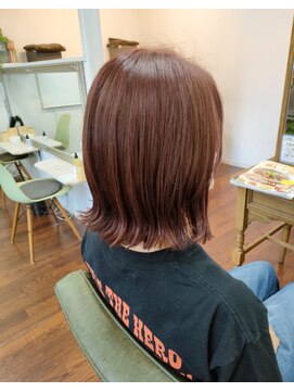 ヘアサロンシルク(Hair Salon Silk) ピンクカラー