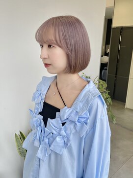 ゴウトゥデイシェアサロン 町田店(GO TODAY SHAiRE SALON) 色落ちまで楽しめるラベンダーカラー♪