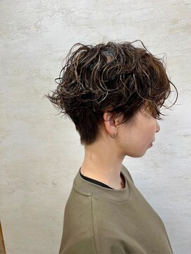 アンジェリカ(Angelica Total Beauty Lifestyle Design) ニュアンスパーマ小頭カットハイライト