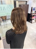 白髪ぼかしハイライト