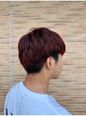 【カシスレッド】レッドブリーチカラー 宇都宮 鹿沼 日光 小山