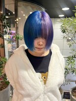 ヘアーアンドメイク ビス(HAIR&MAKE bis)&nbsp;残留除去！？寒色ツートンカラー☆【多田華歌】