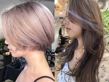 ロア インターナショナル 新宿店(LoA International)の写真/『小顔効果◎のレイヤーカット』×『パーソナルカラー診断』で一人一人に最高の可愛いを♪〈新宿徒歩5分〉