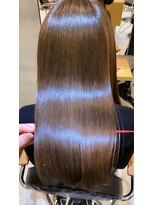 ジーナ 船橋(Zina)&nbsp;髪質改善＊ロングレイヤーグレーベージュ＊美髪【Zina船橋】