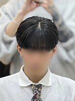 レボルトヘアー(R EVOLUT hair) 襟足有毛流れシースルーマッシュニュアンスパーマフェザーパーマ
