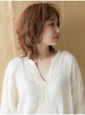 カーキベージュハイライト抜け感ウルフカット315X浦和20代30代