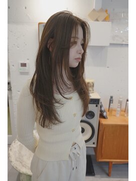 ベンジー 天神店(benji) ash beige / layer cut