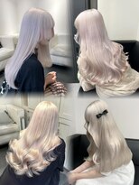 ベレーザ 渋谷(BELEZA)&nbsp;13379ニュアンスカラーホワイトアッシュ韓国ホワイトブロンド