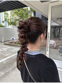 編みおろしポニー