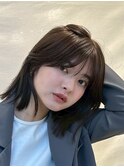 『サザワ』フェザーパーマチェリーブラウンミニウルフ
