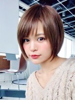 ジーナリア(Xena ria)&nbsp;姫カットレイヤー/韓国風巻き/くすみベージュ/名駅★96