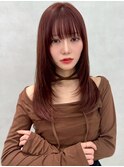 03縮毛矯正レイヤーカット/ワンカール/小顔カット