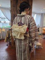 ヘアーメイクサロン ソエル(Sowelu) サイド編みおろしヘア