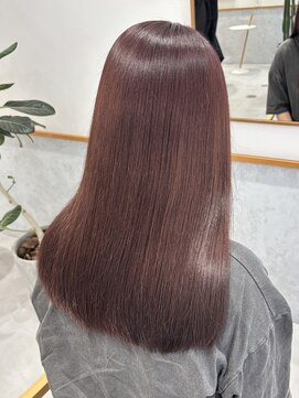 レンジヘアー(lange hair) ピンクブラウン【鈴鹿/ブリーチなし/髪質改善】