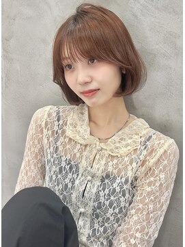 ロンドプロフィール 浦和(Lond profil) Lond.海気　暗めカラー　グランマッシュ　ショートパーマ