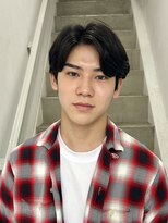 クロト(Clotho)&nbsp;センターパート/波巻きツイストスパイラルメンズカットパーマ